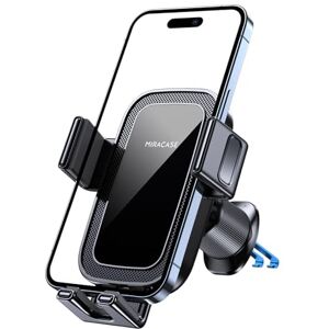 Miracase Car Phone Holder, 2025 Upgraded and Stable Air Vent Car Phone Mount, 360° Rotatable Phone Holder for Cars for iPhone Samsung Google Miracase Car Phone Holder, 2025 Upgraded and Stable Air Vent Car Phone Mount, 360° Rotatable Phone Holder for Cars for iPhone Samsung Google