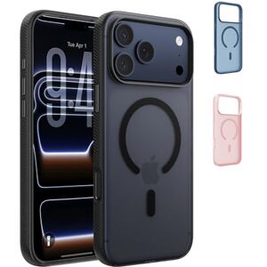 Belkin SheerForce Grip MagSafe Compatible iPhone 17 Pro Max Case with Slim Design & Anti-Slip Side Lines Magnetic, Transparent, & Shockproof Protective iPhone Case Black Belkin SheerForce Grip MagSafe Compatible iPhone 17 Pro Max Case with Slim Design & Anti-Slip Side Lines Magnetic, Transparent, & Shockproof Protective iPhone Case Black