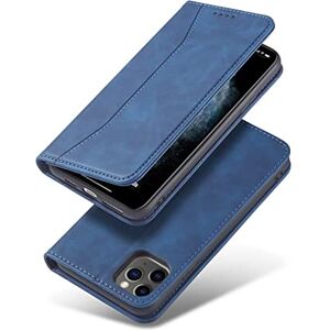 YEQIU Phone Case for iphone 12 pro- 6.1"Leather PU wallet case, Magnetic Closure Flip Case Compatible with iPhone 13/12 Pro max 5G Cover(Blue) YEQIU Phone Case for iphone 12 pro- 6.1"Leather PU wallet case, Magnetic Closure Flip Case Compatible with iPhone 13/12 Pro max 5G Cover(Blue)