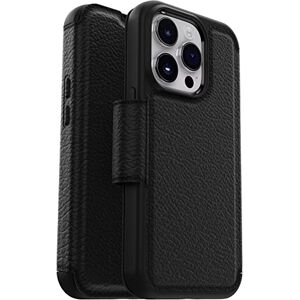 OtterBox iPhone 14 Pro (ONLY) Strada Series Case Shadow (Black), Card Holder, Genuine Leather, Pocket-Friendly, Folio case OtterBox iPhone 14 Pro (ONLY) Strada Series Case Shadow (Black), Card Holder, Genuine Leather, Pocket-Friendly, Folio case