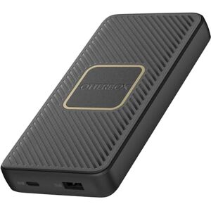 OtterBox Fast Charge Power Bank with Qi 10W Wireless Charging, 10,000 mAh Portable Charger with USB-A 18W and USB-C 18W Output, LED Indicator, Slim, Durable Design with Drop Protection, Black OtterBox Fast Charge Power Bank with Qi 10W Wireless Charging, 10,000 mAh Portable Charger with USB-A 18W and USB-C 18W Output, LED Indicator, Slim, Durable Design with Drop Protection, Black