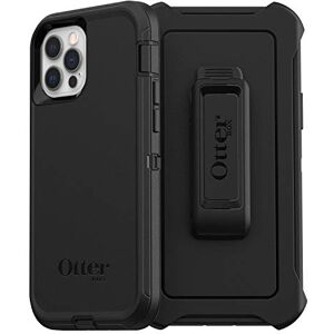 OtterBox iPhone 12 & iPhone 12 Pro Defender Series Case BLACK, rugged & durable, with port protection, includes holster clip kickstand OtterBox iPhone 12 & iPhone 12 Pro Defender Series Case BLACK, rugged & durable, with port protection, includes holster clip kickstand