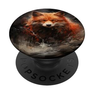 Arctic Funny Arctic Foxs Themed For Father Day Decorative PopSockets Swappable PopGrip
