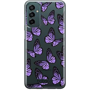 Babaco ERT GROUP mobile phone case for Samsung M13 4G/M23 5G/F23 original and officially Licensed pattern Butterflies 002 optimally adapted to the shape of the mobile phone, partially transparent Babaco ERT GROUP mobile phone case for Samsung M13 4G/M23 5G/F23 original and officially Licensed pattern Butterflies 002 optimally adapted to the shape of the mobile phone, partially transparent