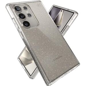 Speck Products Presidio Perfect Clear Samsung Galaxy S24 Ultra Case Drop & Camera Protection, Clear Phone Case, Wireless Charging Compatible, Shock Absorbant, Galaxy S24 Ultra Case Gold Glitter Speck Products Presidio Perfect Clear Samsung Galaxy S24 Ultra Case Drop & Camera Protection, Clear Phone Case, Wireless Charging Compatible, Shock Absorbant, Galaxy S24 Ultra Case Gold Glitter