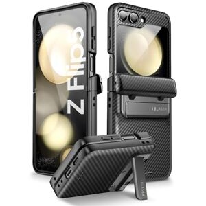 i-Blason Journey for Samsung Galaxy Z Flip 5 Case (2023) with Built-in Screen Protector & Kickstand, Full-Body Rugged Protective Phone Case for Z Flip 5 with Auto-Rotate Hinge Protection (Black) i-Blason Journey for Samsung Galaxy Z Flip 5 Case (2023) with Built-in Screen Protector & Kickstand, Full-Body Rugged Protective Phone Case for Z Flip 5 with Auto-Rotate Hinge Protection (Black)