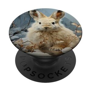 Arctic Cute Arctic Hare Rabbit Lover For Father Day Christmas PopSockets Swappable PopGrip