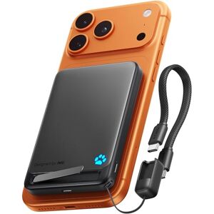 INIU for Magsafe Power Bank, Qi2 Certified, Slimmest 10000mAh 45W Magnetic Portable Charger, with Lanyard USB-C Cable and Stand, Fast Charging Wireless Power Bank, for iPhone 17 16 15 14 13 12 Only INIU for Magsafe Power Bank, Qi2 Certified, Slimmest 10000mAh 45W Magnetic Portable Charger, with Lanyard USB-C Cable and Stand, Fast Charging Wireless Power Bank, for iPhone 17 16 15 14 13 12 Only