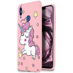 ZhuoFan Honor 8X Case, Phone Cases Pink Liquid Silicone with Pattern Shockproof Soft Flexible Gel TPU Rubber Back Cover Bumper Skin for Huawei Honor8X Smartphone, Unicorn 01 ZhuoFan Honor 8X Case, Phone Cases Pink Liquid Silicone with Pattern Shockproof Soft Flexible Gel TPU Rubber Back Cover Bumper Skin for Huawei Honor8X Smartphone, Unicorn 01