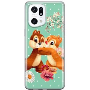 ERT GROUP mobile phone case for Oppo FIND X5 PRO original and officially Licensed Disney pattern Chip & Dale 003 optimally adapted to the shape of the mobile phone, case made of TPU ERT GROUP mobile phone case for Oppo FIND X5 PRO original and officially Licensed Disney pattern Chip & Dale 003 optimally adapted to the shape of the mobile phone, case made of TPU