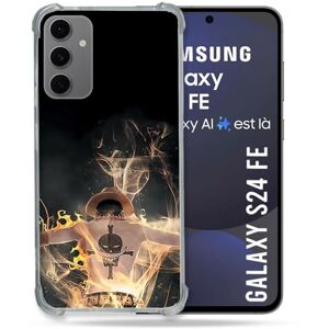 Cokitec Reinforced Case for Samsung Galaxy S24 FE Manga One Piece Ace Black Cokitec Reinforced Case for Samsung Galaxy S24 FE Manga One Piece Ace Black