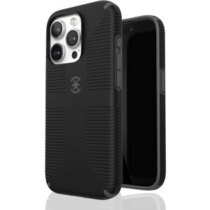 Speck Products iPhone 15 Pro Case Built for MagSafe, Drop Protection Grip Scratch Resistant, Soft Touch, 6.1 Inch Phone Case CandyShell Grip Black/Slate Grey Speck Products iPhone 15 Pro Case Built for MagSafe, Drop Protection Grip Scratch Resistant, Soft Touch, 6.1 Inch Phone Case CandyShell Grip Black/Slate Grey