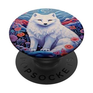 Arctic Beautiful Arctic Fox Animal Lover For Kids Christmas PopSockets Swappable PopGrip