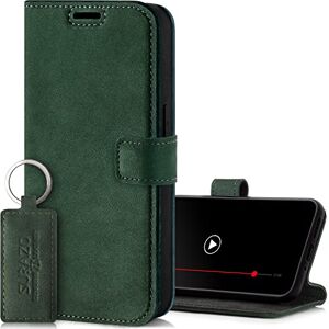 SURAZO Leather Wallet Mobile Phone Case Compatible with Samsung Galaxy A34 Flip & Fold Smartphone Case with Stand RFID Blocker, Magnet Closure, 3 Slots for Bank Cards Handcrafted European Leather SURAZO Leather Wallet Mobile Phone Case Compatible with Samsung Galaxy A34 Flip & Fold Smartphone Case with Stand RFID Blocker, Magnet Closure, 3 Slots for Bank Cards Handcrafted European Leather