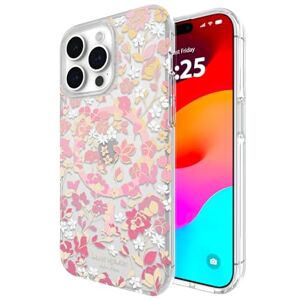 Kate Spade New York iPhone 15 Pro Max Case, Compatible with Mag Safe Flowerbed Pink Ombre Kate Spade New York iPhone 15 Pro Max Case, Compatible with Mag Safe Flowerbed Pink Ombre