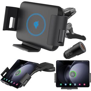 DearHot 15W Qi Wireless Car Charger Mount Holder Compatible for Samsung Galaxy Z Fold4 Fold3 Z Fold2 Fold S23 Ultra Google Pixel 7 Pro iPhone 14 Pro Max 4.3in-6.9in Phone Auto Clamp Fast Car Charger DearHot 15W Qi Wireless Car Charger Mount Holder Compatible for Samsung Galaxy Z Fold4 Fold3 Z Fold2 Fold S23 Ultra Google Pixel 7 Pro iPhone 14 Pro Max 4.3in-6.9in Phone Auto Clamp Fast Car Charger