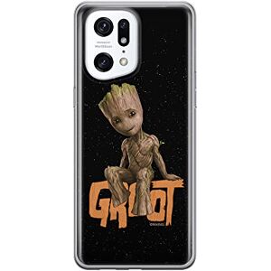 ERT GROUP mobile phone case for Oppo FIND X5 PRO original and officially Licensed Marvel pattern Groot 005 optimally adapted to the shape of the mobile phone, case made of TPU ERT GROUP mobile phone case for Oppo FIND X5 PRO original and officially Licensed Marvel pattern Groot 005 optimally adapted to the shape of the mobile phone, case made of TPU