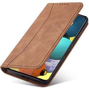 YEQIU Phone Case Compatible With Samsung S20 FE Leather PU wallet case, Magnetic Closure Flip Phone Case leather case Samsung S20/PLUS/FE A51 5G flip cover Cover (Khaki) YEQIU Phone Case Compatible With Samsung S20 FE Leather PU wallet case, Magnetic Closure Flip Phone Case leather case Samsung S20/PLUS/FE A51 5G flip cover Cover (Khaki)