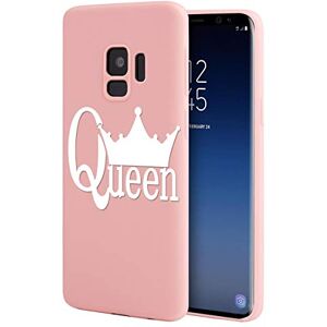 ZhuoFan Samsung Galaxy S9 Case, Phone Cases Pink Liquid Silicone with Pattern Shockproof Soft Flexible Gel TPU Rubber Back Cover Bumper Skin for Samsung GalaxyS9 Smartphone, Queen 01 ZhuoFan Samsung Galaxy S9 Case, Phone Cases Pink Liquid Silicone with Pattern Shockproof Soft Flexible Gel TPU Rubber Back Cover Bumper Skin for Samsung GalaxyS9 Smartphone, Queen 01
