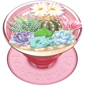 PopSockets Phone Grip with Expanding Kickstand, Adhesive Grip, Pokemon Bulbasaur Terrarium PopSockets Phone Grip with Expanding Kickstand, Adhesive Grip, Pokemon Bulbasaur Terrarium