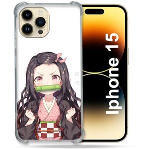 Cokitec Reinforced Case for iPhone 15 (6.1) Manga Demon Slayer Nezuko Cokitec Reinforced Case for iPhone 15 (6.1) Manga Demon Slayer Nezuko