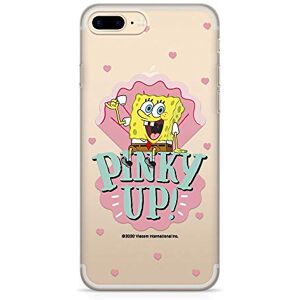 ERT GROUP SpongeBob TPU Case for iPhone 7 PLUS, iPhone 8 PLUS, Liquid Silicone Cover, Flexible and Slim, Protective for Screen, Shockproof and Anti-Scratch Phone Case Transparent ERT GROUP SpongeBob TPU Case for iPhone 7 PLUS, iPhone 8 PLUS, Liquid Silicone Cover, Flexible and Slim, Protective for Screen, Shockproof and Anti-Scratch Phone Case Transparent