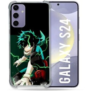 Cokitec Reinforced Case for Samsung Galaxy S24 Manga My Hero Academia Deku Cokitec Reinforced Case for Samsung Galaxy S24 Manga My Hero Academia Deku