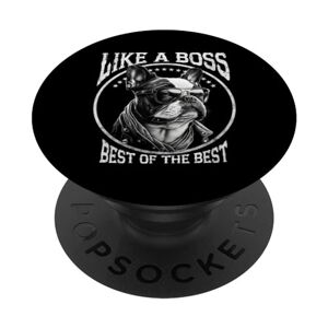 Boss Dog Like a Boss, Best of The Best Dog Lover Hundemotiv PopSockets Swappable PopGrip