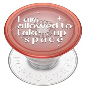 PopSockets Phone Grip with Expanding Kickstand, Adhesive Grip Take Up Space Translucent PopSockets Phone Grip with Expanding Kickstand, Adhesive Grip Take Up Space Translucent