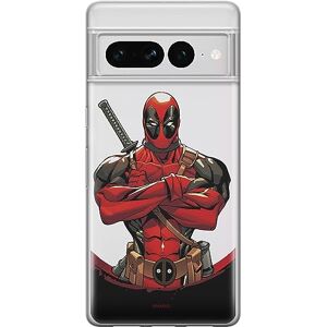 ERT GROUP mobile phone case for Google PIXEL 7 PRO original and officially Licensed Marvel pattern Deadpool 006 optimally adapted to the shape of the mobile phone, partially transparent ERT GROUP mobile phone case for Google PIXEL 7 PRO original and officially Licensed Marvel pattern Deadpool 006 optimally adapted to the shape of the mobile phone, partially transparent