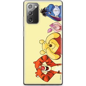 ERT GROUP mobile phone case for Samsung GALAXY NOTE 20 original and officially Licensed Disney pattern Winnie the Pooh and friends 036 adapted to the shape of the mobile phone, case made of TPU ERT GROUP mobile phone case for Samsung GALAXY NOTE 20 original and officially Licensed Disney pattern Winnie the Pooh and friends 036 adapted to the shape of the mobile phone, case made of TPU