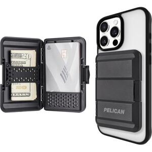Pelican Heavy Duty Snap-on MagSafe Wallet Detachable Hard Shell Lightweight iPhone Wallet for iPhone 14 Pro Max/14/12 Pro Max Black Pelican Heavy Duty Snap-on MagSafe Wallet Detachable Hard Shell Lightweight iPhone Wallet for iPhone 14 Pro Max/14/12 Pro Max Black