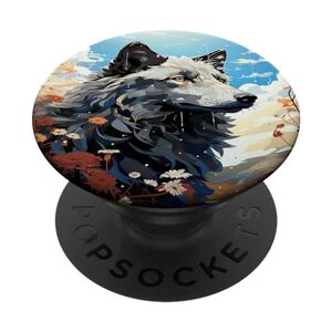 Arctic Cute Arctic Fox Themed For Women Decorative PopSockets Swappable PopGrip