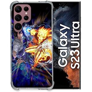 Cokitec Tempered Glass Case for Samsung Galaxy S23 Ultra Manga Naruto VS Cokitec Tempered Glass Case for Samsung Galaxy S23 Ultra Manga Naruto VS