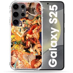Cokitec Reinforced Case for Samsung Galaxy S25 Manga One Piece Nakama Cokitec Reinforced Case for Samsung Galaxy S25 Manga One Piece Nakama