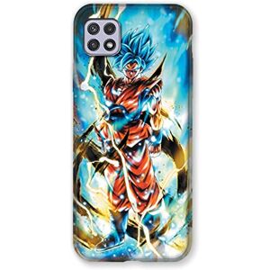 Cokitec Samsung Galaxy A22 5G Manga Dragon Ball Sangoku White Case Cokitec Samsung Galaxy A22 5G Manga Dragon Ball Sangoku White Case