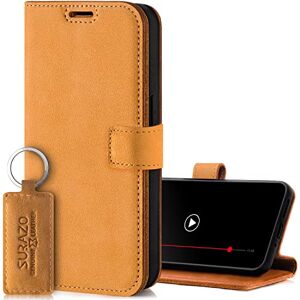 SURAZO Leather Wallet Mobile Phone Case Compatible with Samsung Galaxy A55 Flip & Fold Smartphone Case with Stand RFID Blocker, Magnet Closure, 3 Slots for Bank Cards Handcrafted European Leather SURAZO Leather Wallet Mobile Phone Case Compatible with Samsung Galaxy A55 Flip & Fold Smartphone Case with Stand RFID Blocker, Magnet Closure, 3 Slots for Bank Cards Handcrafted European Leather