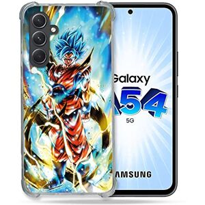 Cokitec Tempered Glass Reinforced Case for Samsung Galaxy A54 5G Manga Dragon Ball Sangoku White Cokitec Tempered Glass Reinforced Case for Samsung Galaxy A54 5G Manga Dragon Ball Sangoku White