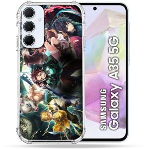 Cokitec Reinforced Case for Samsung Galaxy A35 5G Manga Demon Slayer Group Cokitec Reinforced Case for Samsung Galaxy A35 5G Manga Demon Slayer Group