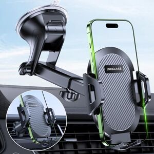 Miracase 4-in-1 Car Mobile Phone Holder for Dashboard, Windshield & Air Vents Super Stable & Strong Suction Cup Compatible with iPhone, Samsung & Other Smartphones (4.0-7.0 inches) Miracase 4-in-1 Car Mobile Phone Holder for Dashboard, Windshield & Air Vents Super Stable & Strong Suction Cup Compatible with iPhone, Samsung & Other Smartphones (4.0-7.0 inches)