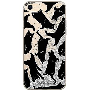 Babaco ERT GROUP mobile phone case for Apple Iphone 7/8/ SE 2/ SE 3 original and officially Licensed pattern Cats 005 optimally adapted to the mobile phone, with glitter overflow effect Babaco ERT GROUP mobile phone case for Apple Iphone 7/8/ SE 2/ SE 3 original and officially Licensed pattern Cats 005 optimally adapted to the mobile phone, with glitter overflow effect