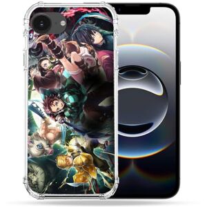 Cokitec Reinforced Case for iPhone 16e Manga Demon Slayer Group Cokitec Reinforced Case for iPhone 16e Manga Demon Slayer Group