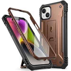 Poetic Revolution Series Case Compatible with iPhone 14 6.1 inch (2022 Release), Full-Body Rugged Shockproof Heavy Duty Protective Cover with Kickstand and Built-in Screen Protector, Brown Poetic Revolution Series Case Compatible with iPhone 14 6.1 inch (2022 Release), Full-Body Rugged Shockproof Heavy Duty Protective Cover with Kickstand and Built-in Screen Protector, Brown