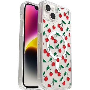 OtterBox Symmetry Series+ Clear Case with MagSafe for iPhone 14 Plus Cherry ON TOP OtterBox Symmetry Series+ Clear Case with MagSafe for iPhone 14 Plus Cherry ON TOP
