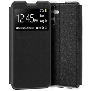 Cool Flip Cover Case for Samsung A145 Galaxy A14 / A14 5G Smooth Black Cool Flip Cover Case for Samsung A145 Galaxy A14 / A14 5G Smooth Black