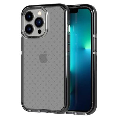 tech21 Evo Check for iPhone 13 Pro – Ultra-Protective Phone Case with 16ft Multi-Drop Protection, Black tech21 Evo Check for iPhone 13 Pro – Ultra-Protective Phone Case with 16ft Multi-Drop Protection, Black