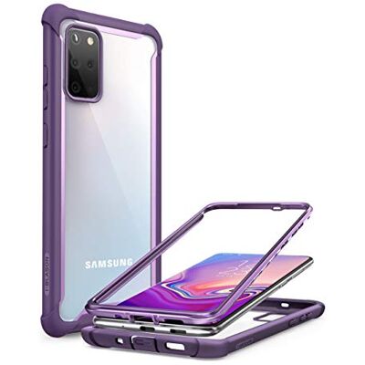 i-Blason Ares Series Rugged Clear Protective Bumper Case for 6.7-Inch Samsung Galaxy S20+ Plus 5G (2020), Purple i-Blason Ares Series Rugged Clear Protective Bumper Case for 6.7-Inch Samsung Galaxy S20+ Plus 5G (2020), Purple
