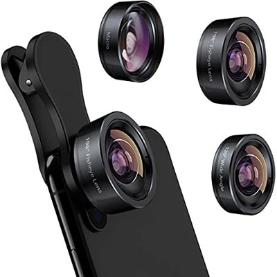 keywing Phone Camera Lens 3 in 1 Phone Lens Kit, 198 Fisheye Lens + 120 Super Wide-Angle Lens + 20x Macro Lens for iPhone Samsung Android Smartphone keywing Phone Camera Lens 3 in 1 Phone Lens Kit, 198 Fisheye Lens + 120 Super Wide-Angle Lens + 20x Macro Lens for iPhone Samsung Android Smartphone