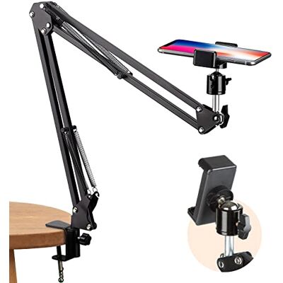 TARION TR-Desk-Stand - Adjustable Phone Holder for 3.5-5.5 inch Devices TARION TR-Desk-Stand - Adjustable Phone Holder for 3.5-5.5 inch Devices