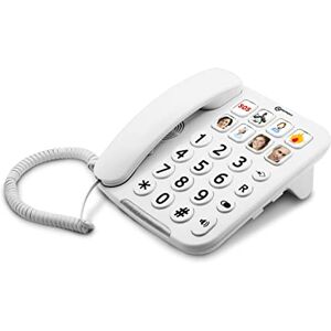Geemarc PhotoPHONE 110 Big Button Home Phone with Customisable Photo Memories, Loud Receiving Volume and Speakerphone for Elderly Hearing Aid Compatible Low to Medium Hearing Loss UK Version Geemarc PhotoPHONE 110 Big Button Home Phone with Customisable Photo Memories, Loud Receiving Volume and Speakerphone for Elderly Hearing Aid Compatible Low to Medium Hearing Loss UK Version